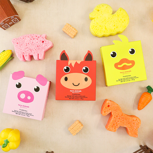 Spongellé Kids Farm Animals