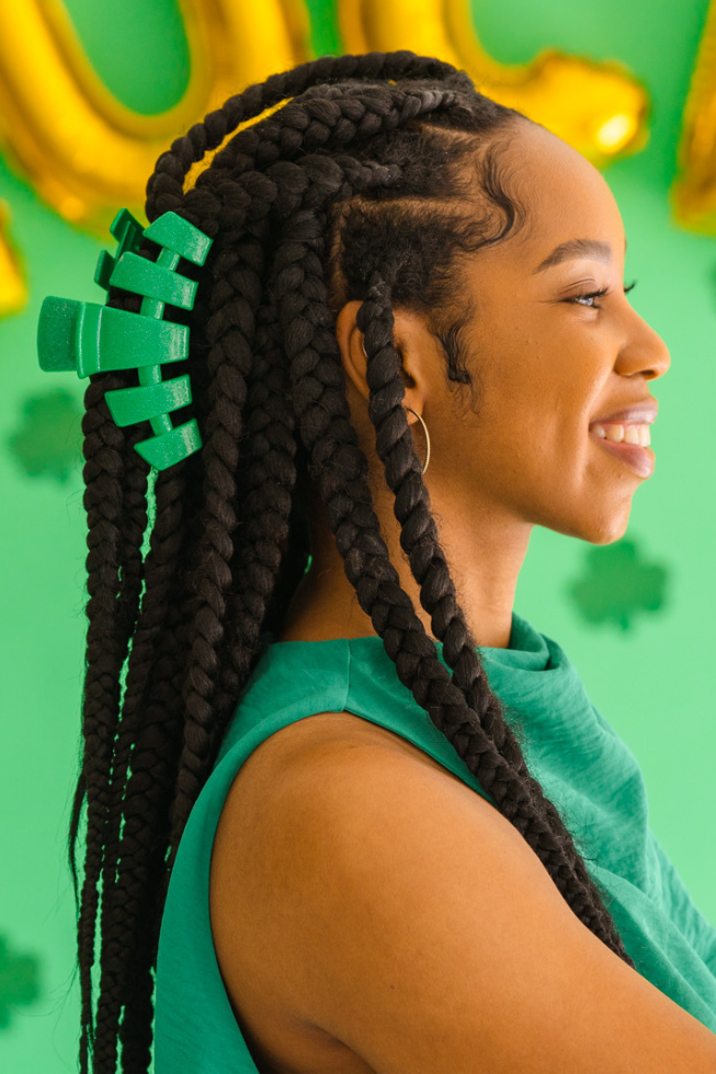 TELETIES Classic Large Shamrock Shimmer