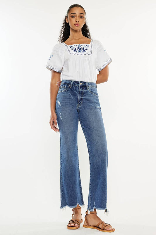 KanCan High Rise Slim Wide Leg