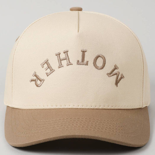 Fashion City - MOTHER Upside Down Lettering Embroidery Cap