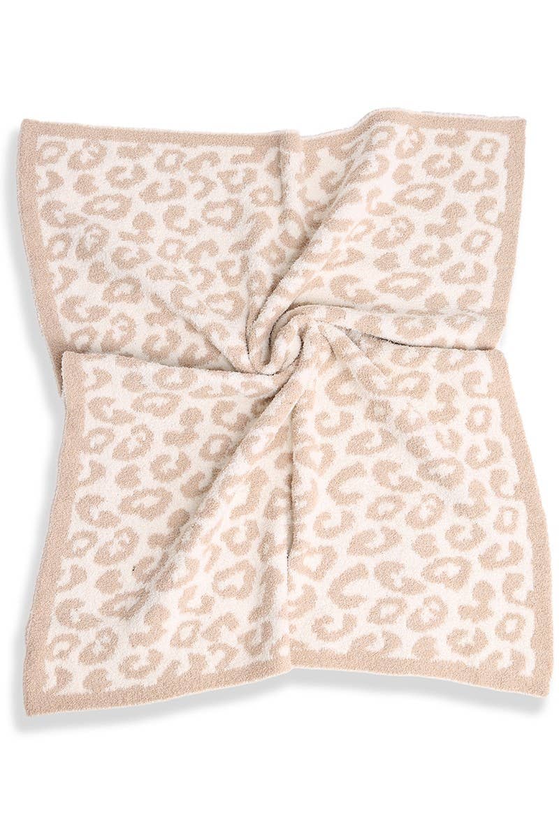 Kids Leopard Soft Throw Blanket