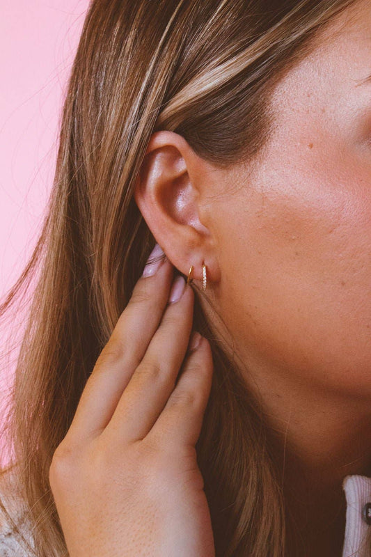Shop Andi - Gem Double Hoop Dupes
