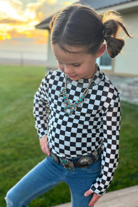 Mini Youth Checkered Mesh