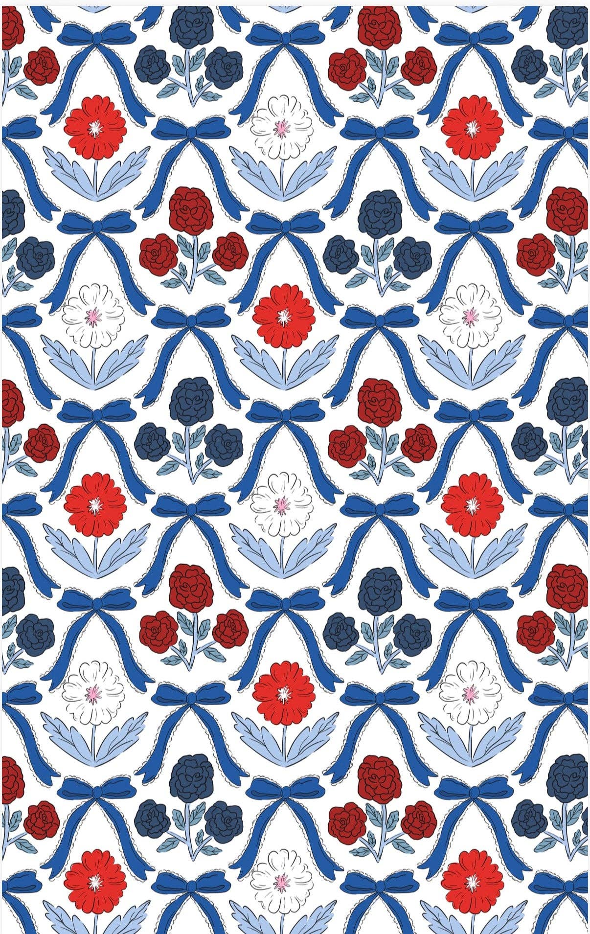 Crae.Home - Bluebell Bows: Double-Sided Washcloth