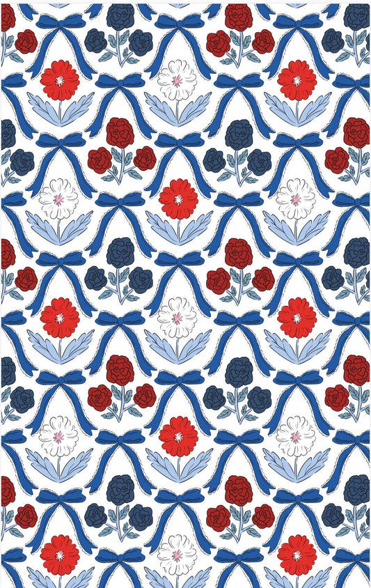 Crae.Home - Bluebell Bows: Double-Sided Washcloth