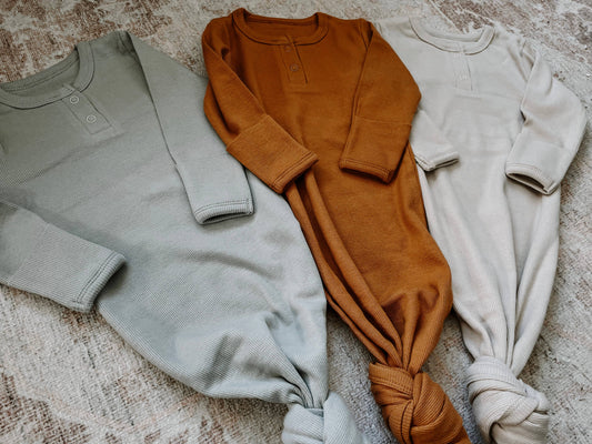 Boho + Babe - Knotted Baby Gown