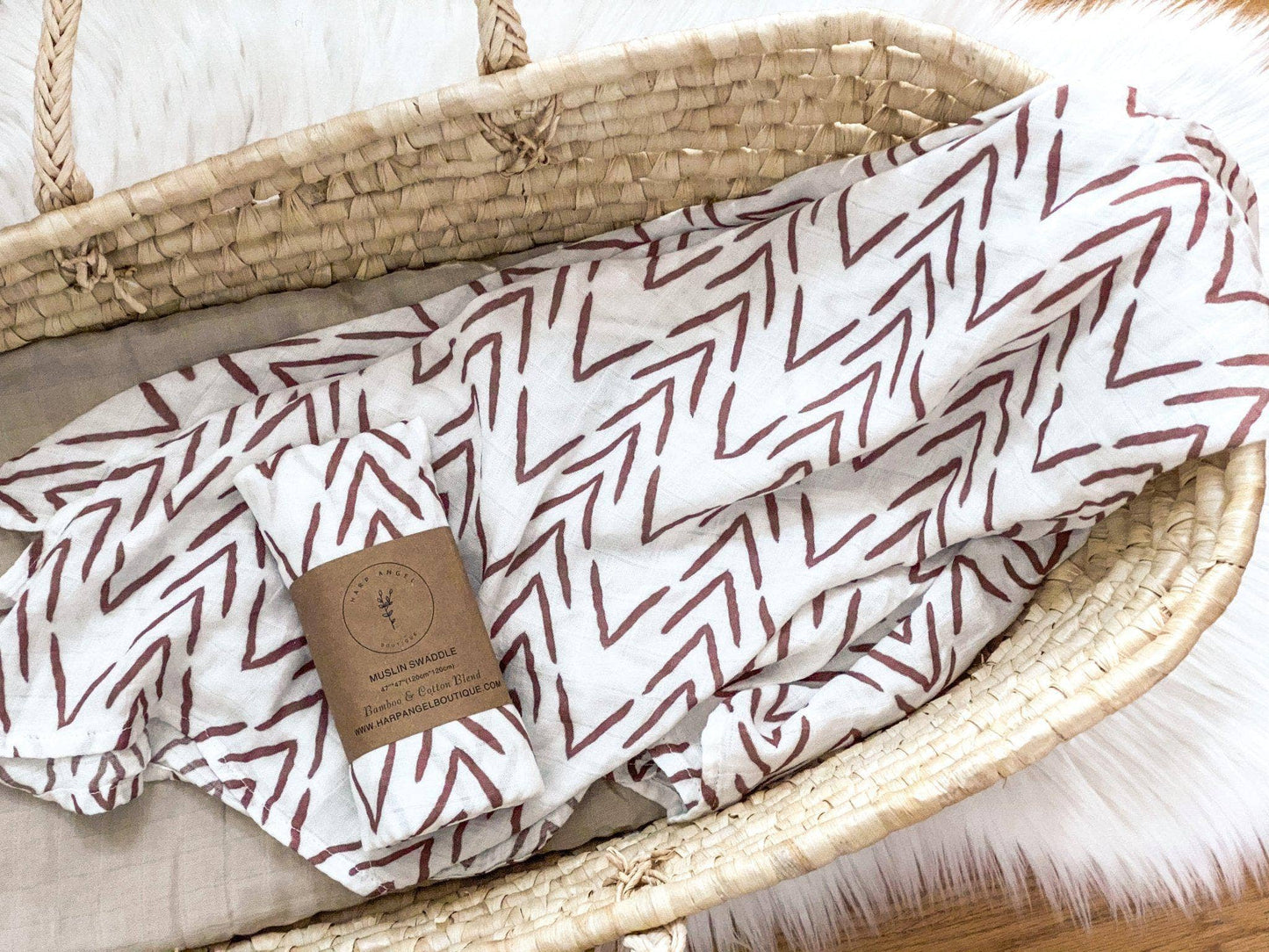 Brown Arrow Swaddle