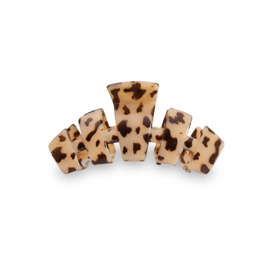 TELETIES Classic Clip Large Blonde Tortoise