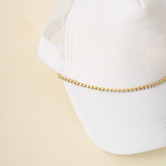 Trucker Hat Chain-Crystal Gem