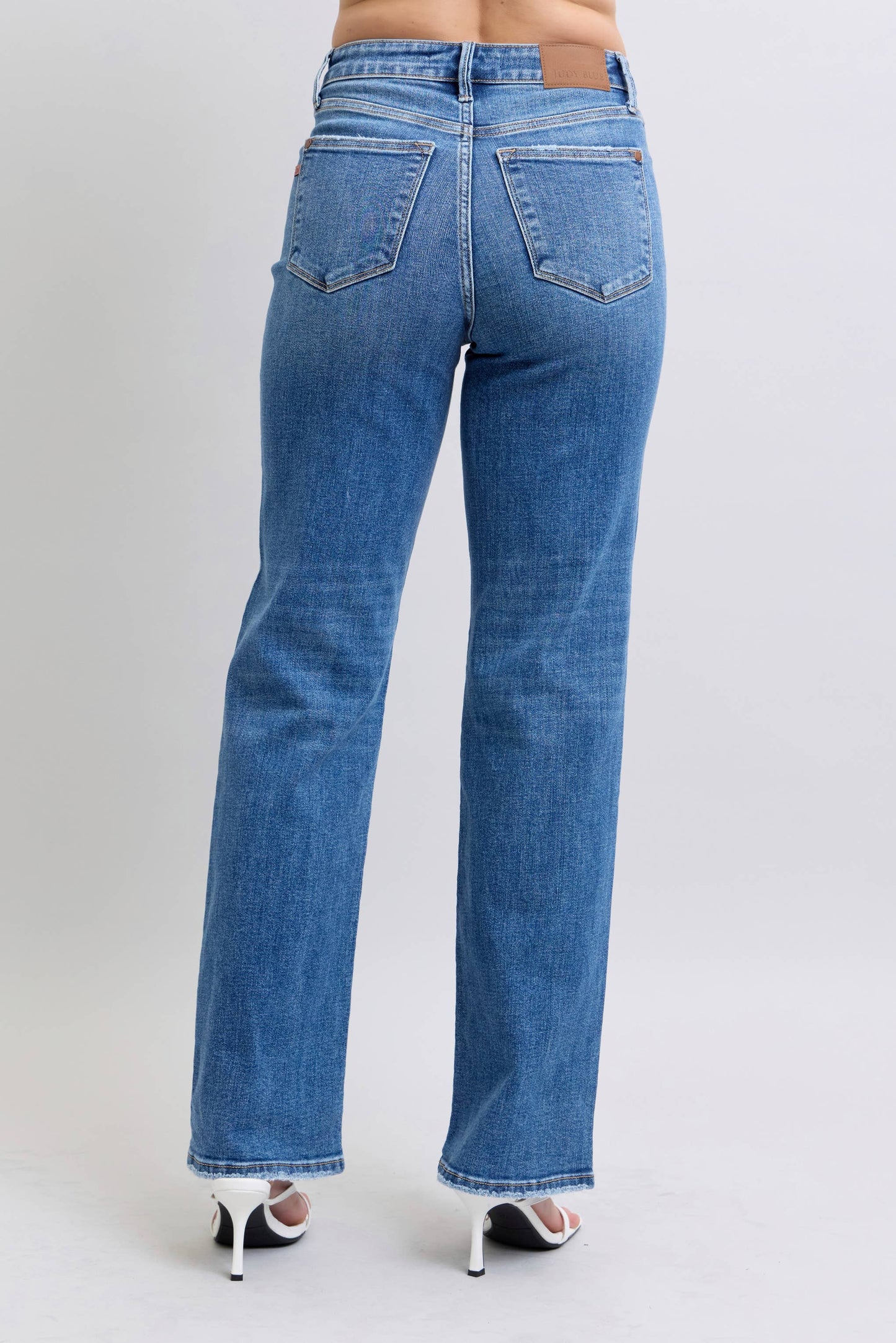 Judy Blue High Vintage Wash Straight Fit