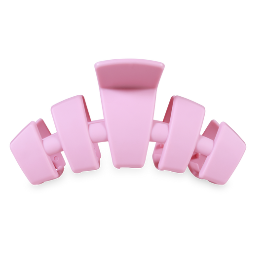 TELETIES - Classic Hair Clip | Large | Merry Pinkmas