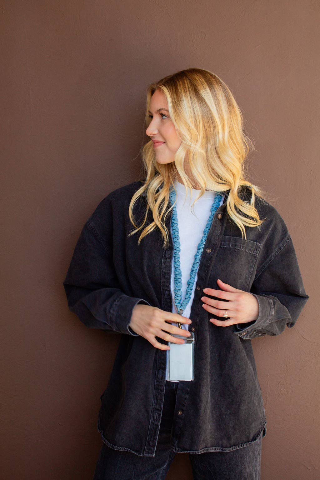 Shop Andi - Baby Blue Jean Lanyard