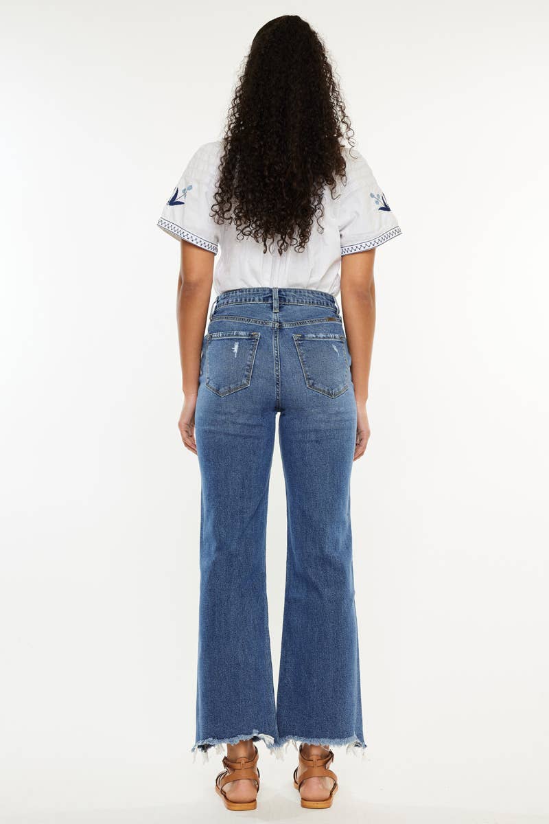 KanCan High Rise Slim Wide Leg