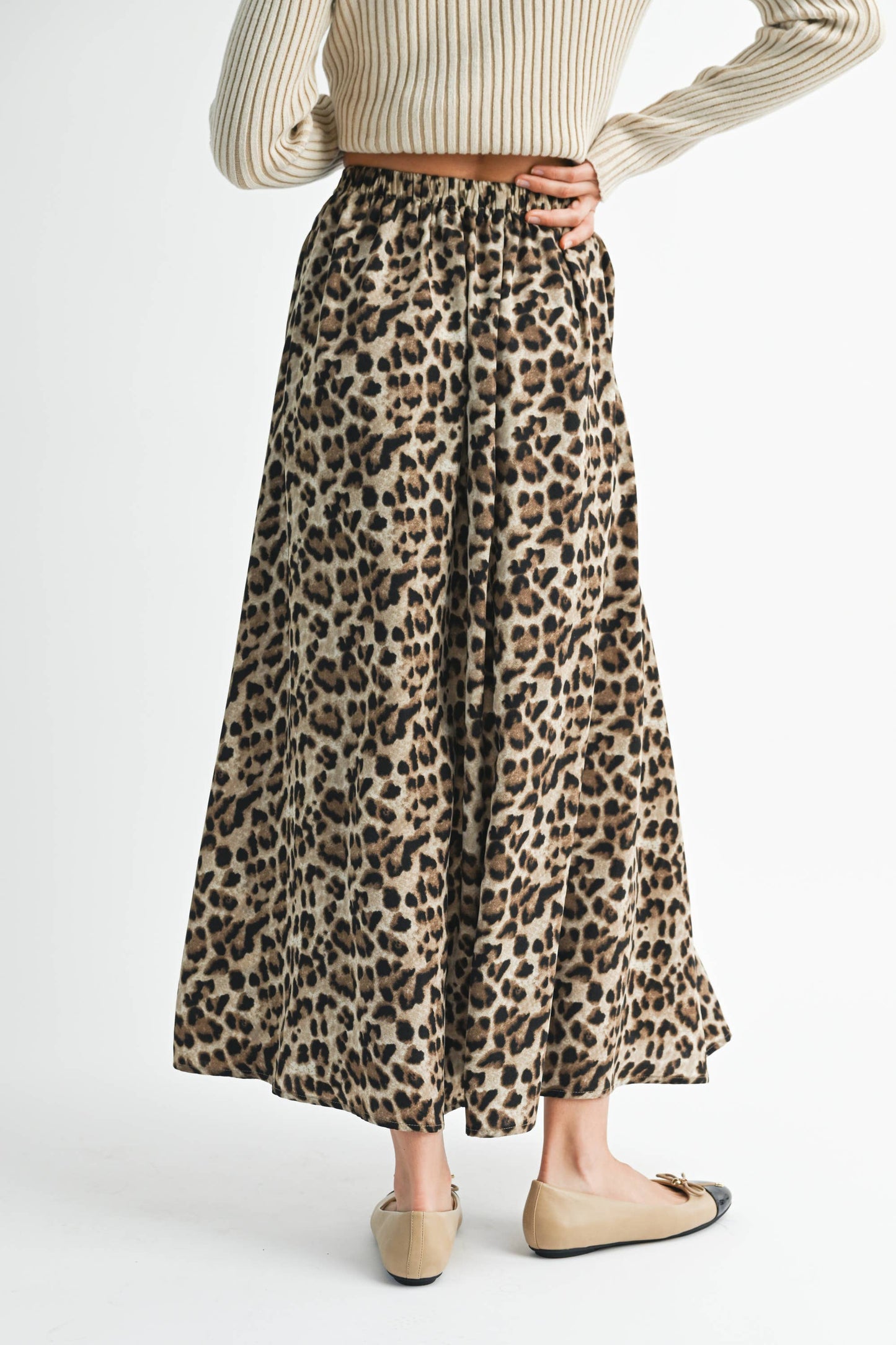 Verine Leopard Maxi Skirt
