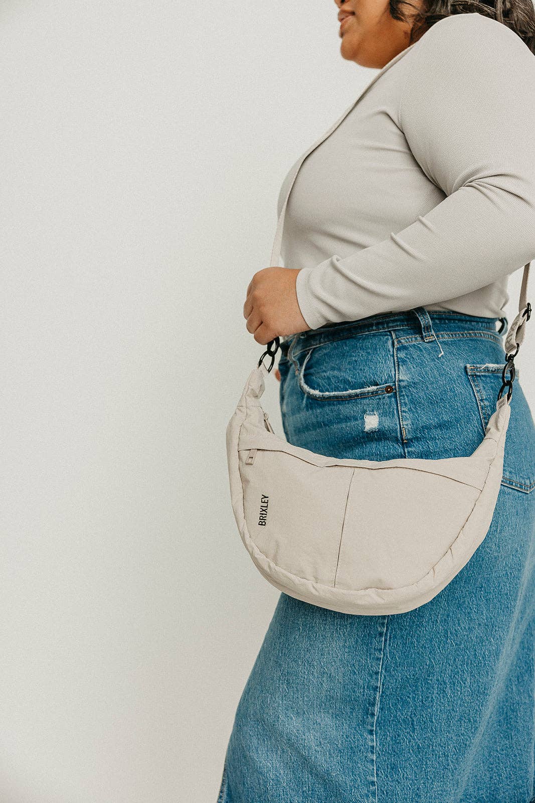 Brixley Bags - Vanilla Dream Crescent Bag