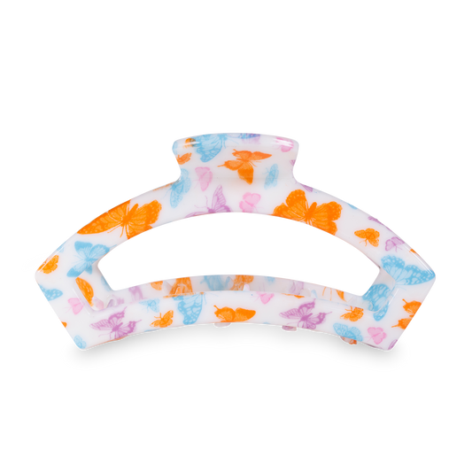 TELETIES - Open Hair Clip | Large | Fluttering By