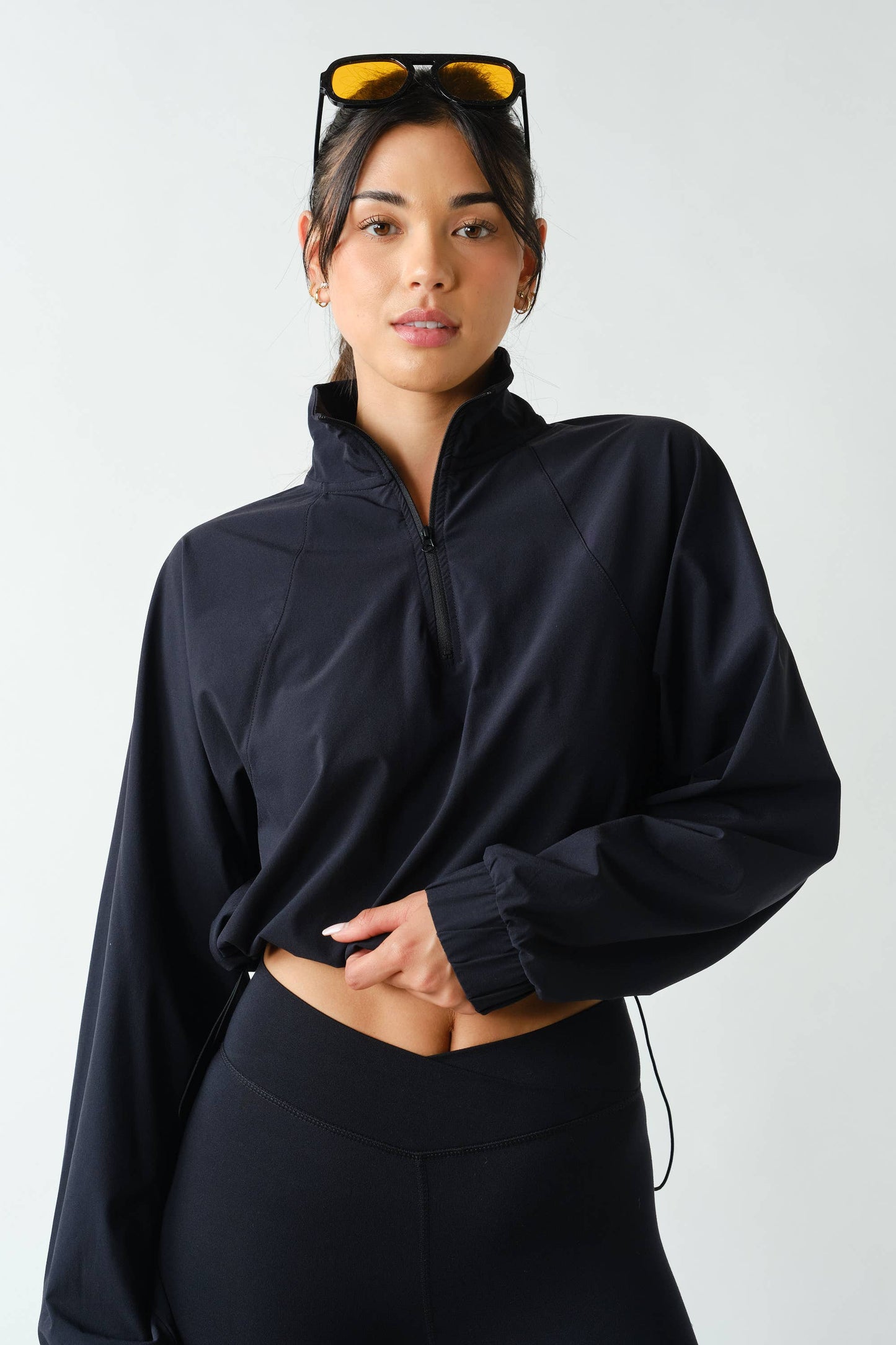 Mono B - Sculpt Half Zip Pullover
