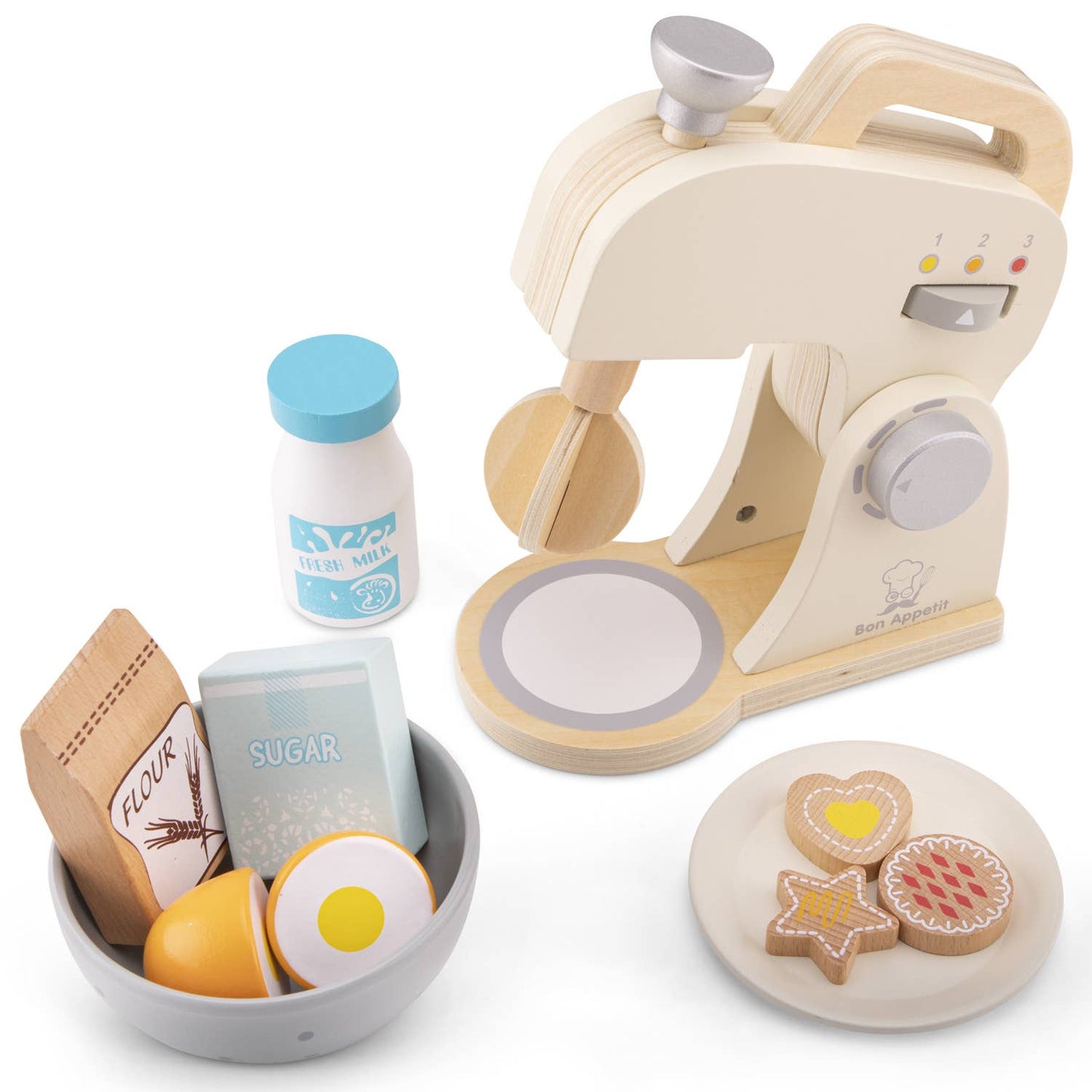 New Classic Toys-White Mixer Set