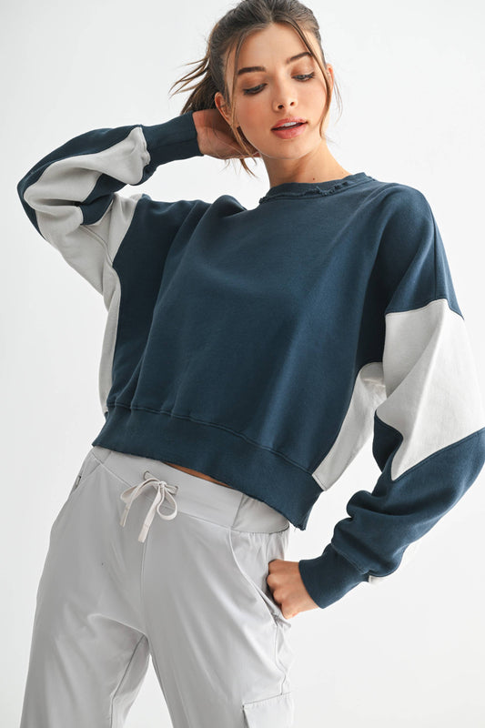 Mono B - Color Block Sweatshirt