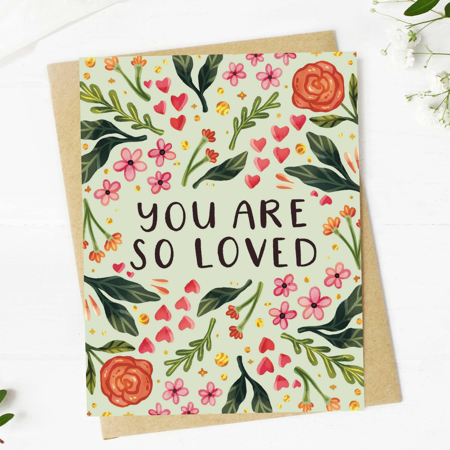 Big Moods - "You are so loved" Encouragement Greeting Card