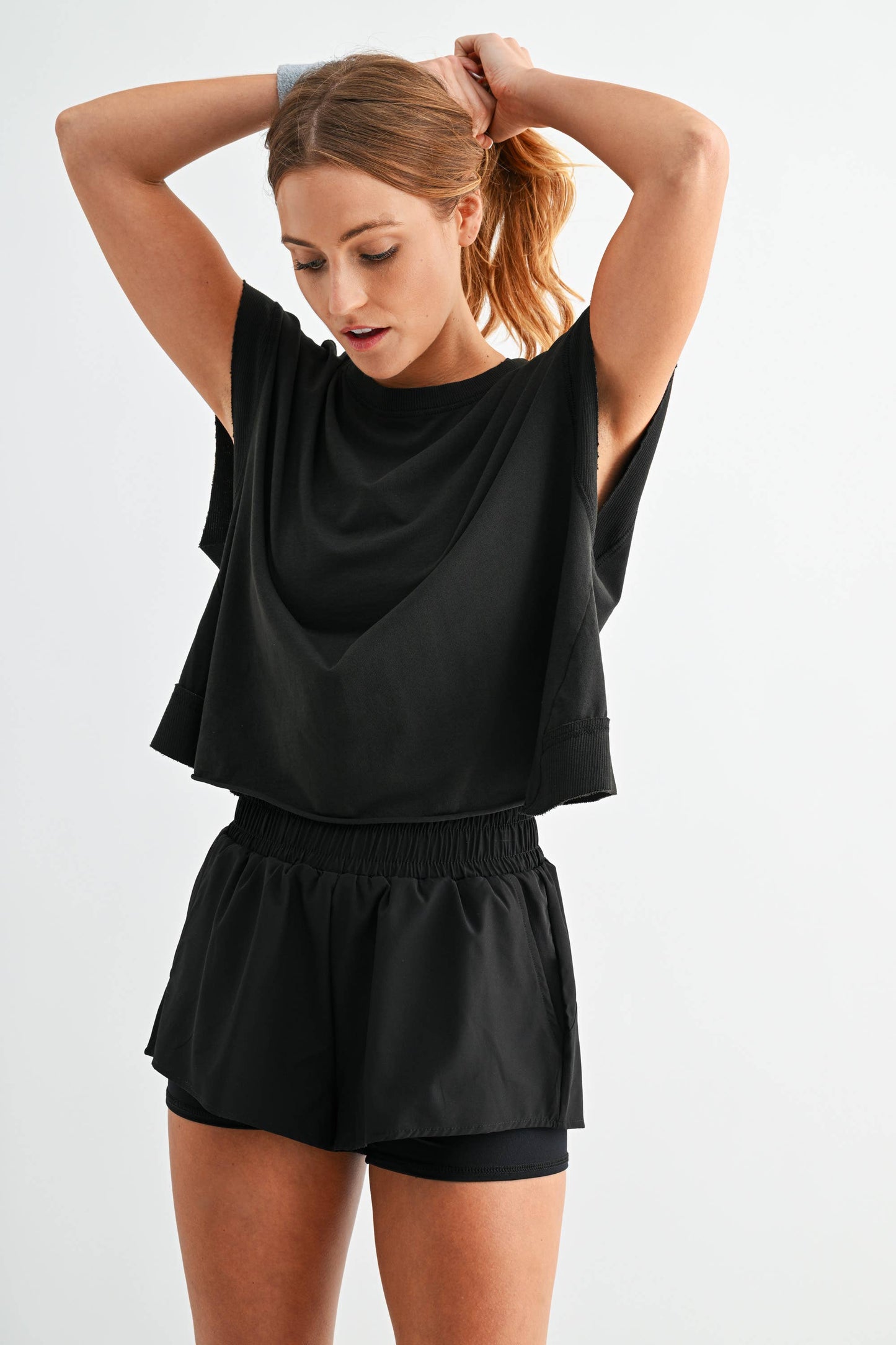 Mono B - Flow Open-Back Pima Cotton Tee