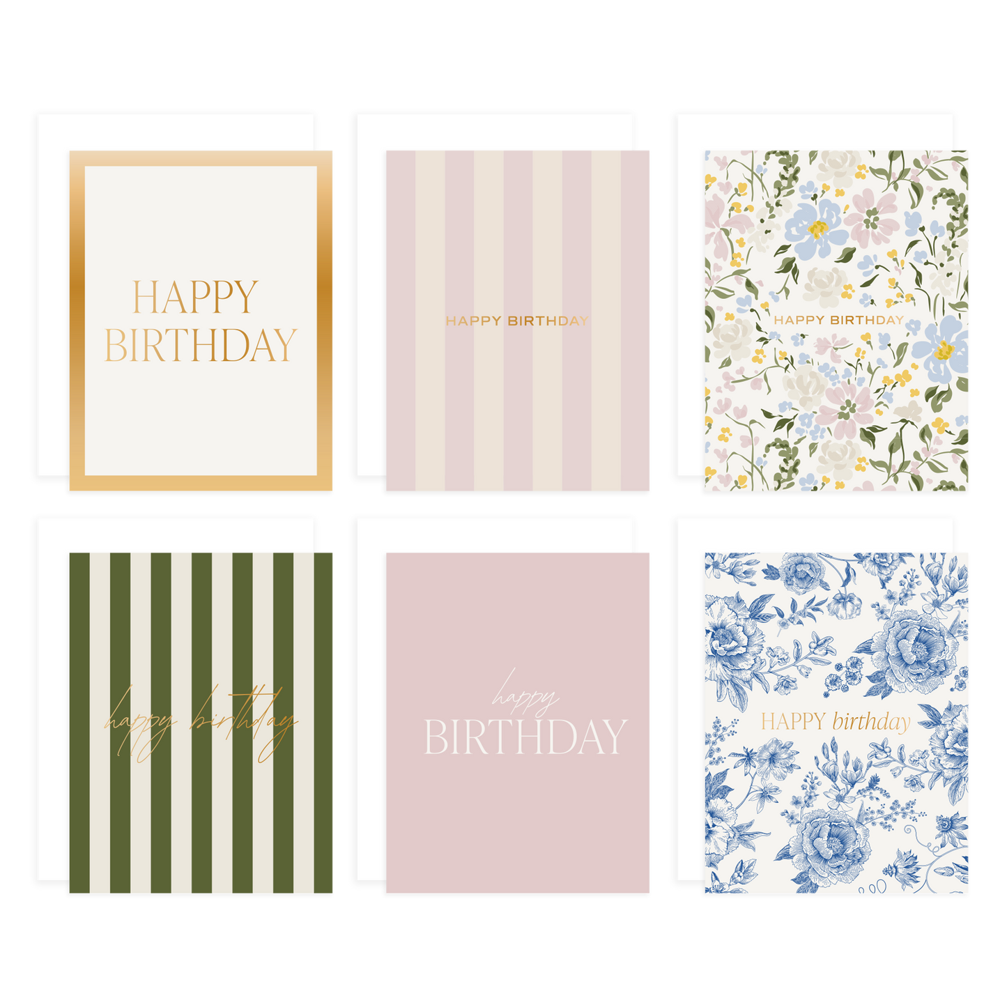 Assorted Happy Birthday Card Set
