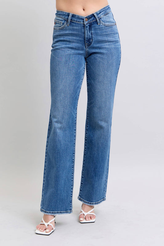 Judy Blue High Vintage Wash Straight Fit