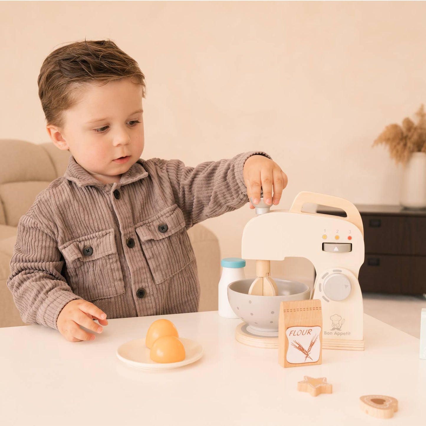 New Classic Toys-White Mixer Set
