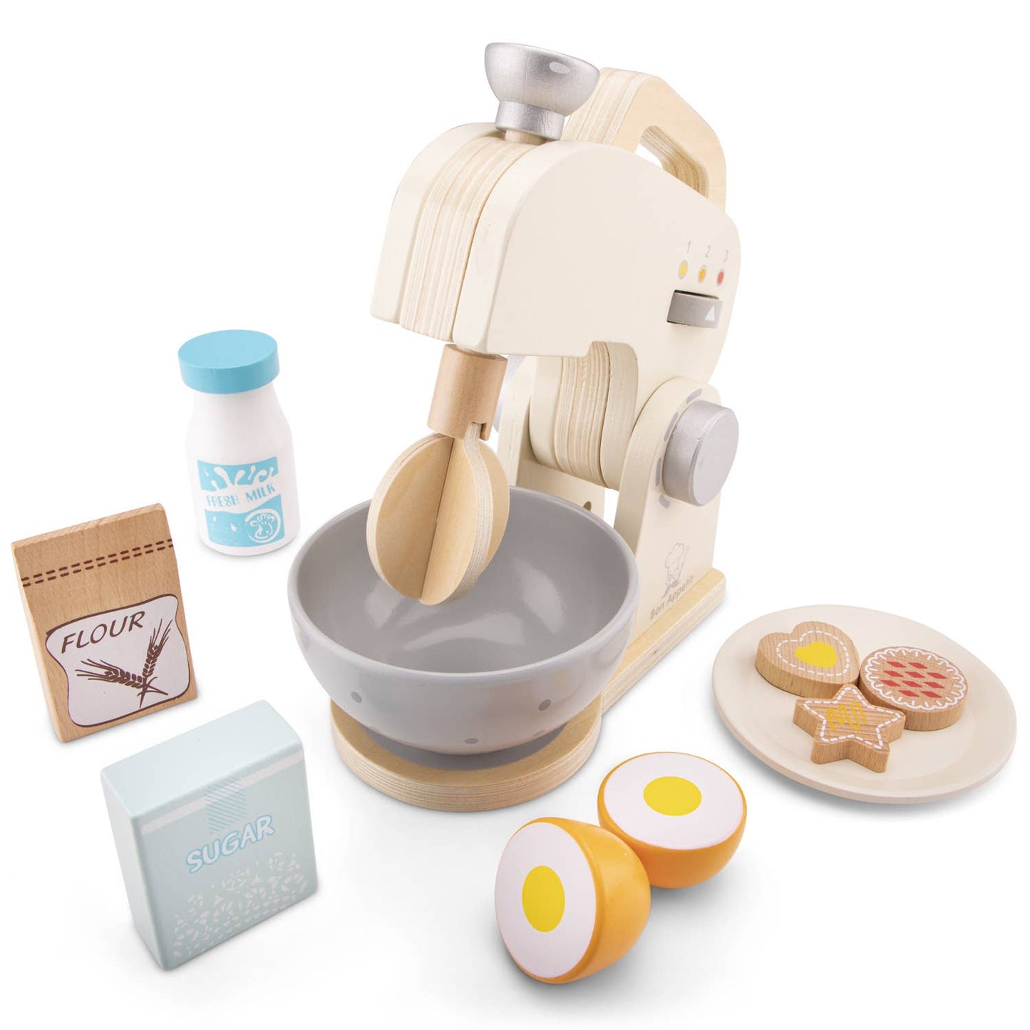New Classic Toys-White Mixer Set