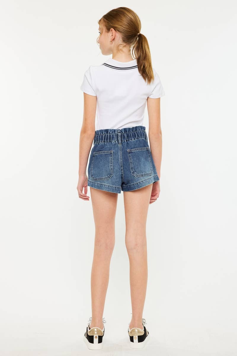KanCan Youth Paper Bag Denim Shorts