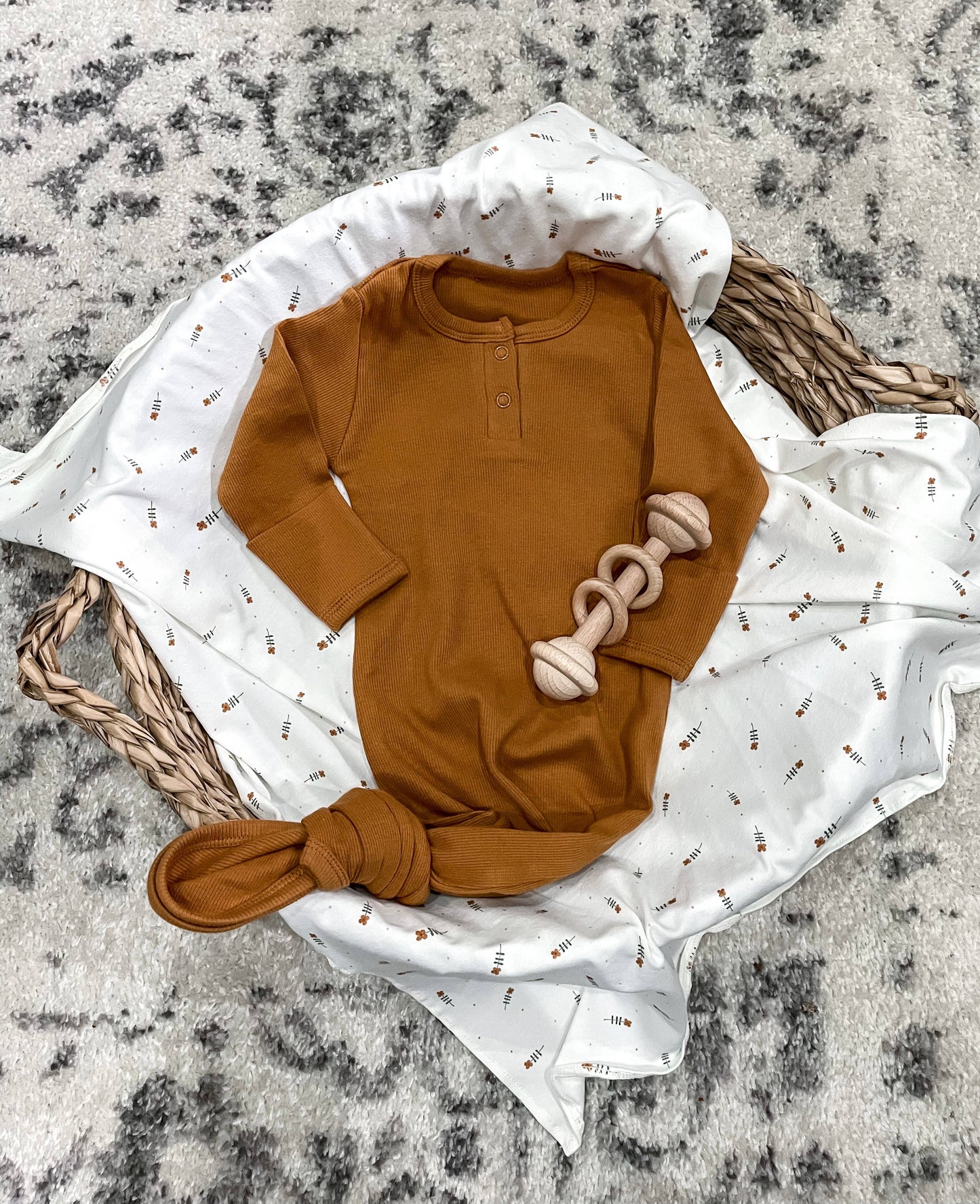Boho + Babe - Knotted Baby Gown