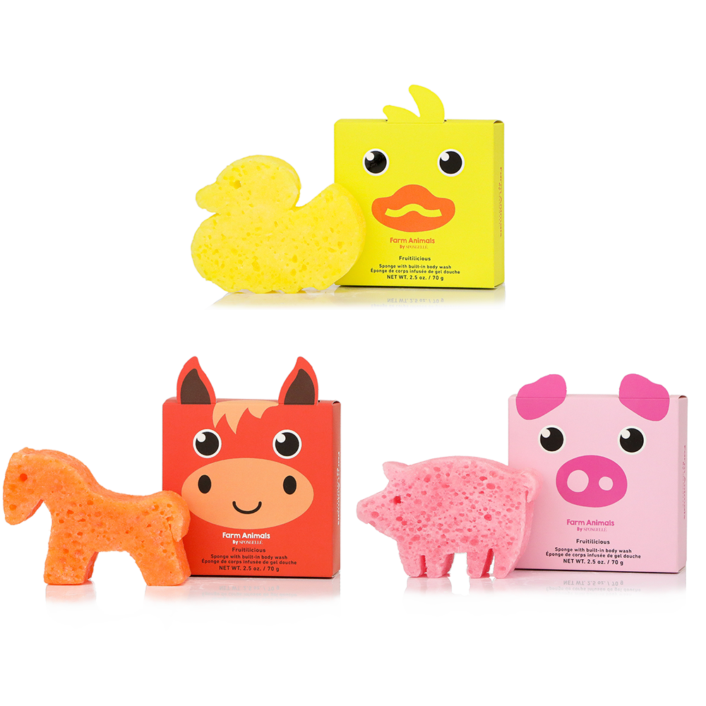 Spongellé Kids Farm Animals