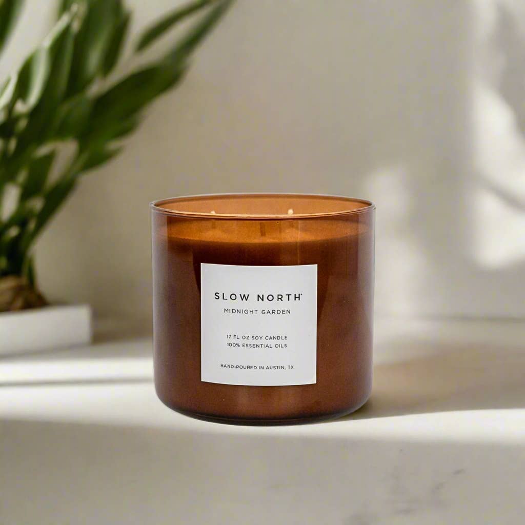 Midnight Garden-3-Wick Non-Toxic Candle