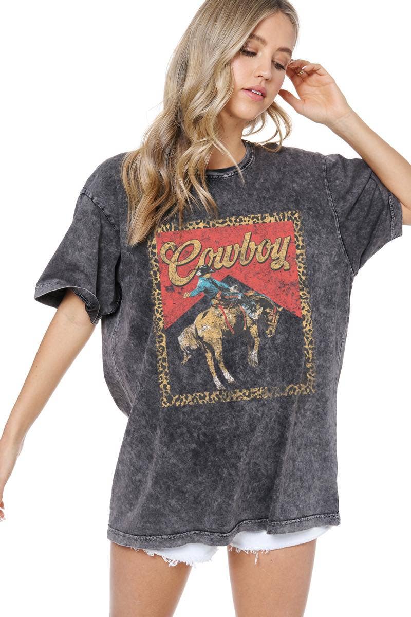 Cowboy Leopard Frame Graphic