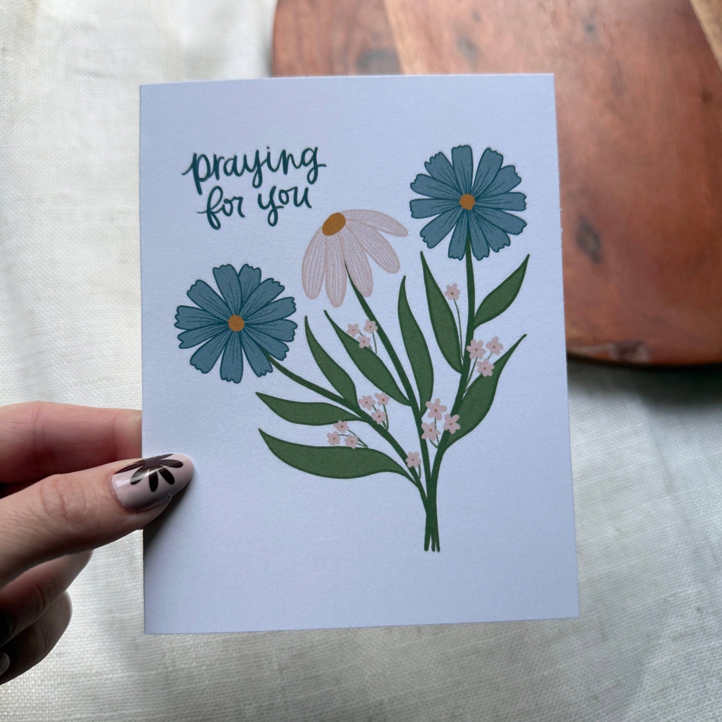 Big Moods - "Praying for you" Sympathy Card