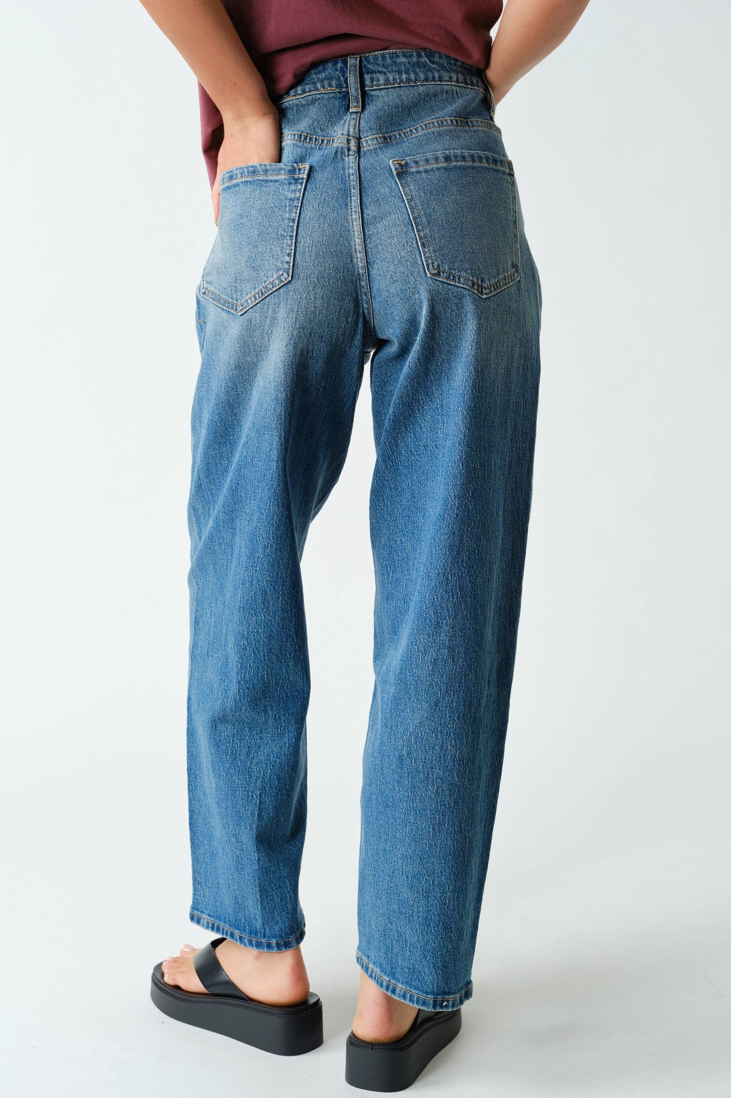 Mono B - Melrose Denim Barrel Jeans