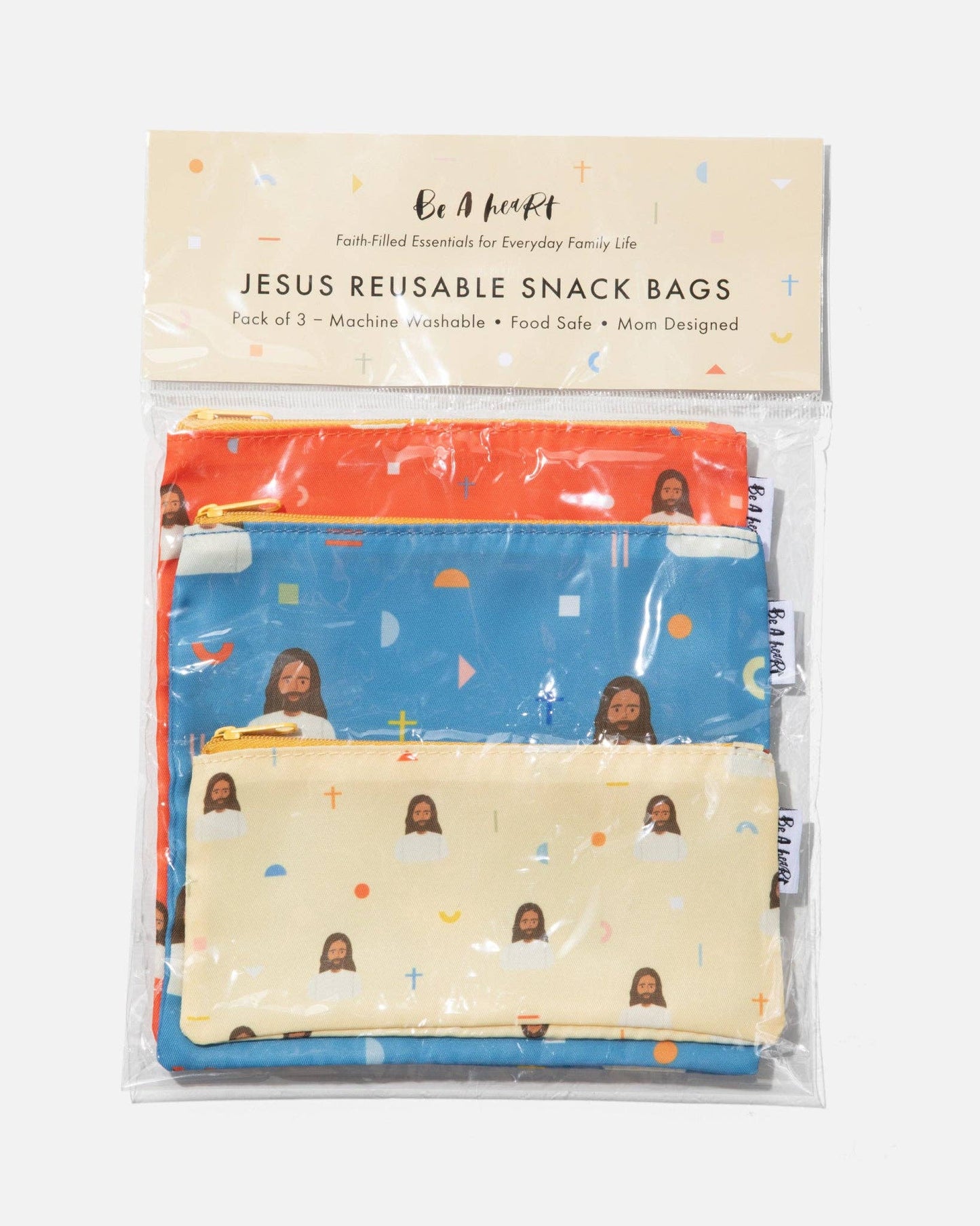 Be A Heart-Jesus Reusable Snack Bags