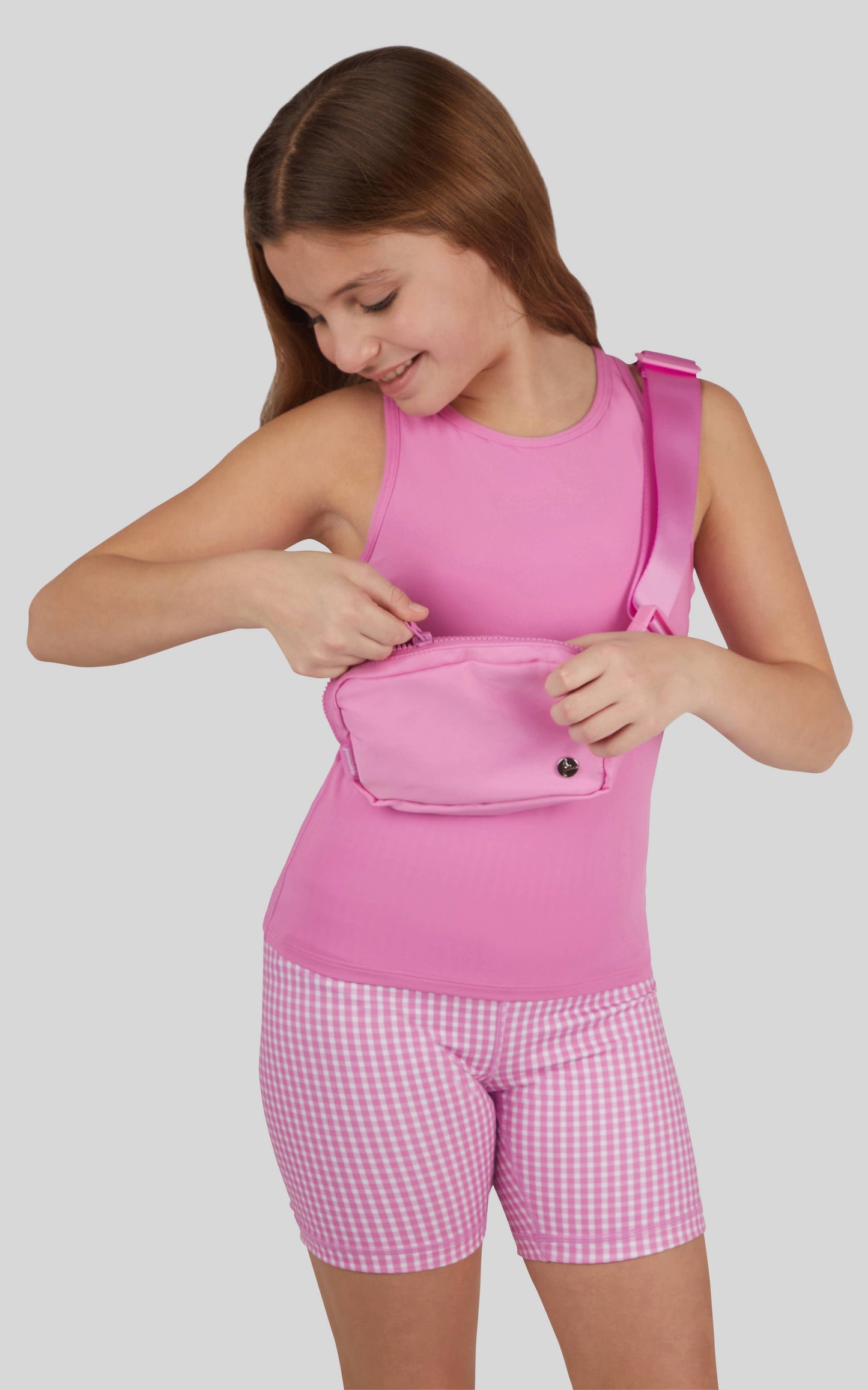 Tank, Bike Short, Fanny Bag
