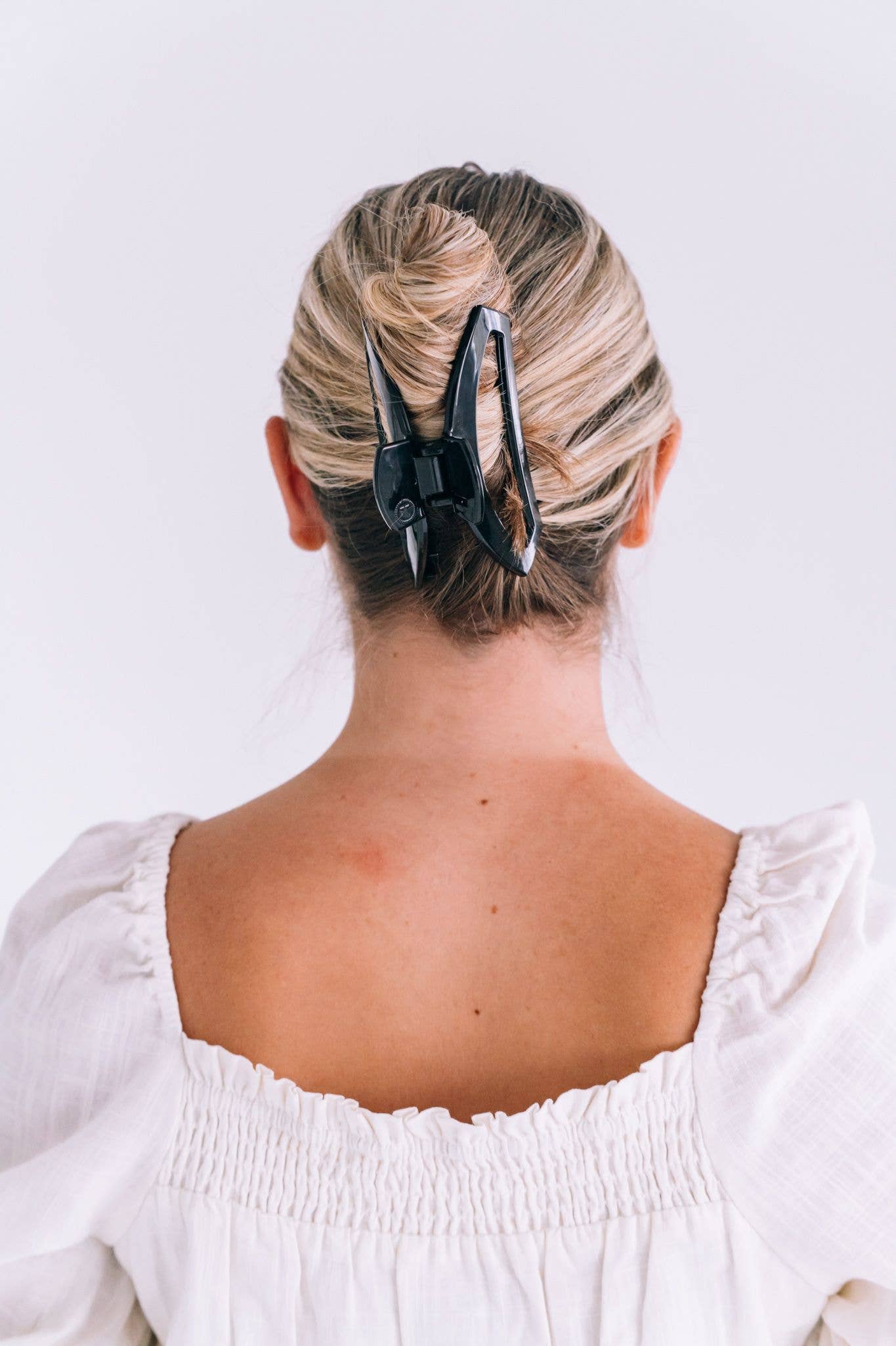 TELETIES Open Clip Large Jet Black