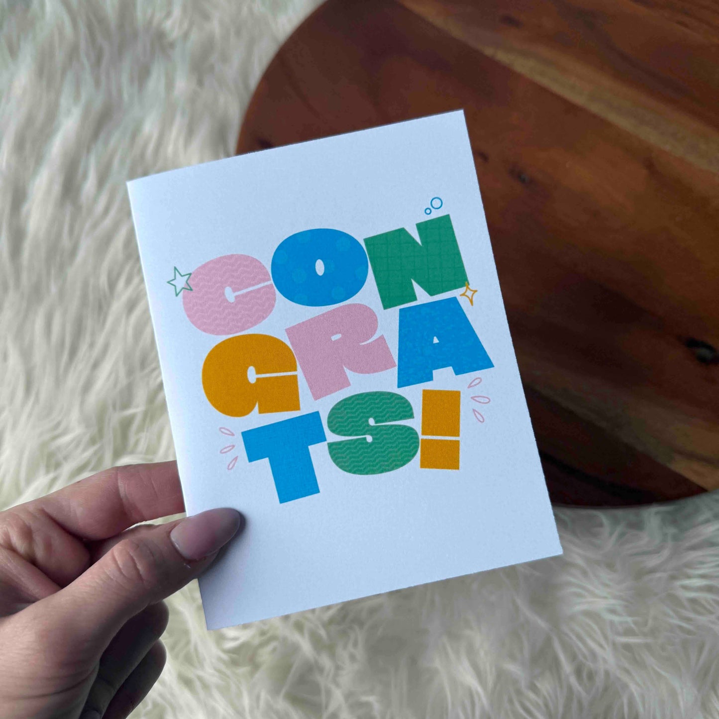 Big Moods - "CONGRATS!" Greeting Card