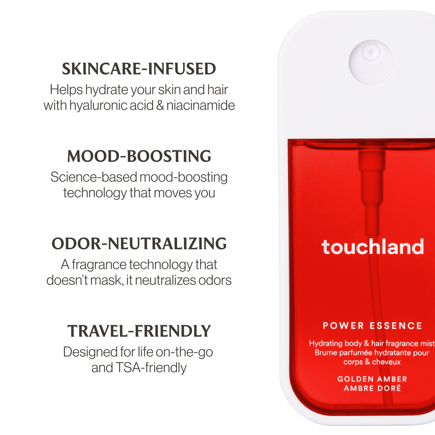 Touchland Golden Amber Body & Hair Mist