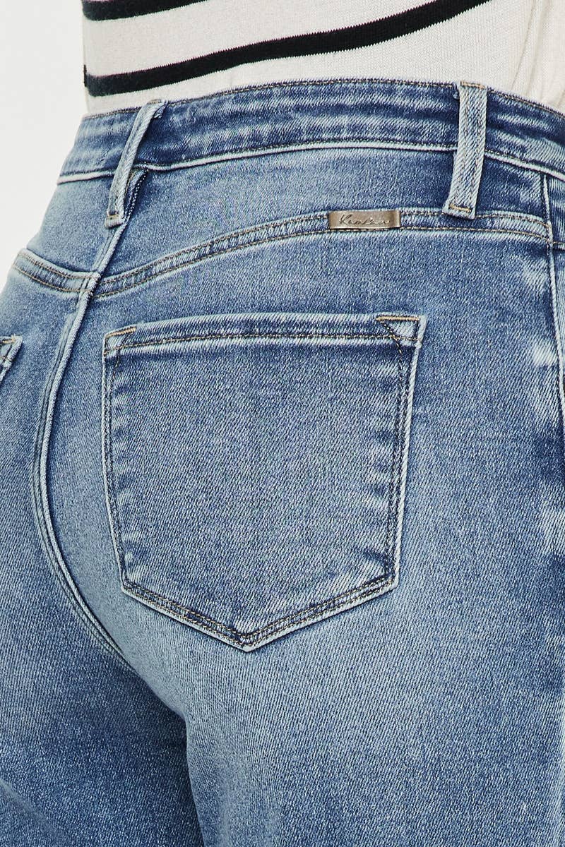 KanCan High Rise Slim Straight Leg