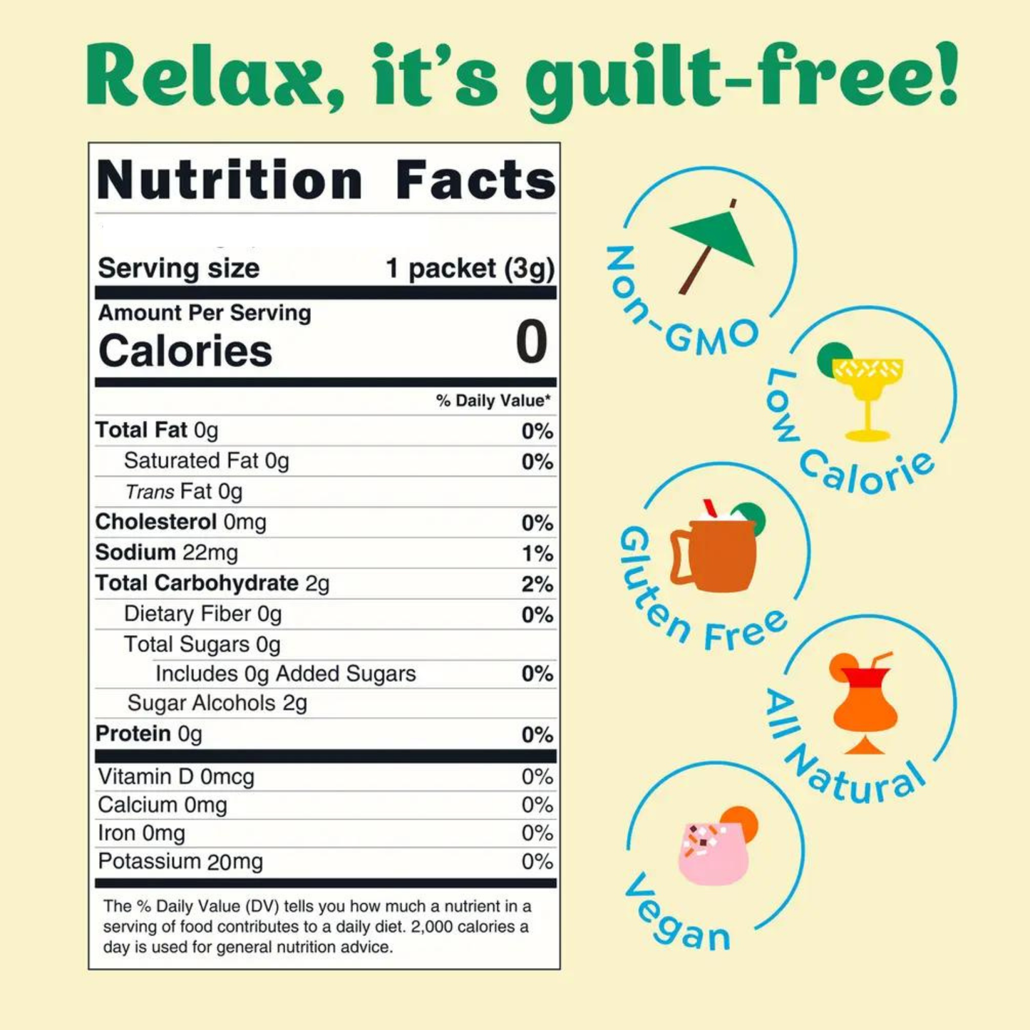 Craftmix - Skinny Margarita Cocktail Mixer - 6 Servings Multipack