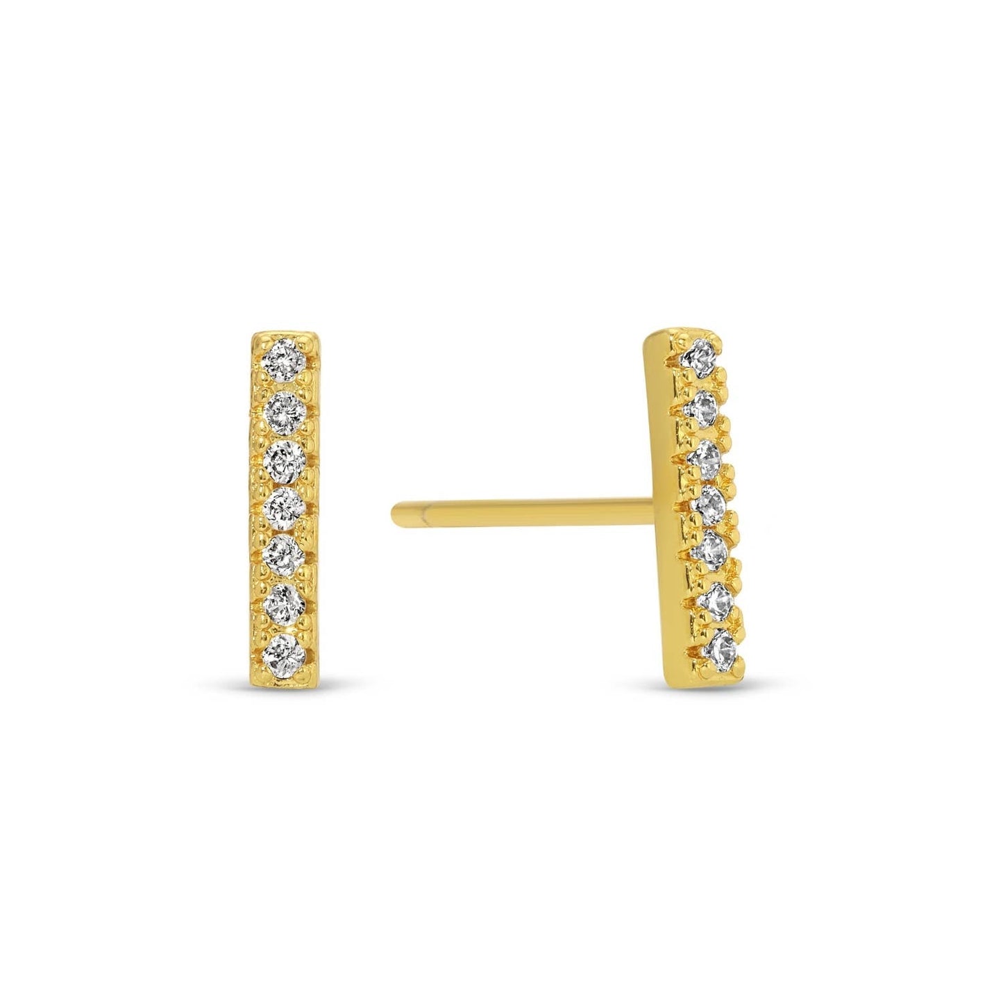 Splendid Iris Pave Velvet Stud Set