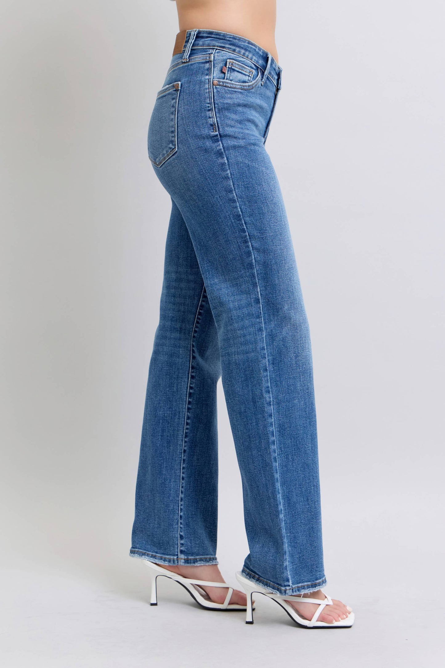 Judy Blue High Vintage Wash Straight Fit