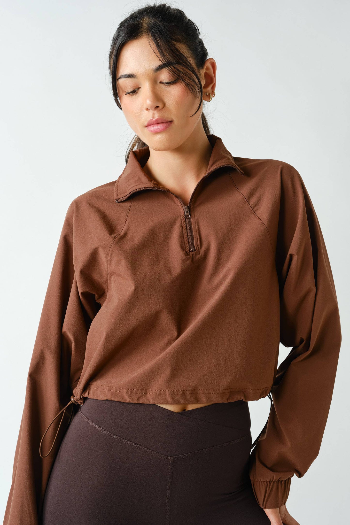 Mono B - Sculpt Half Zip Pullover