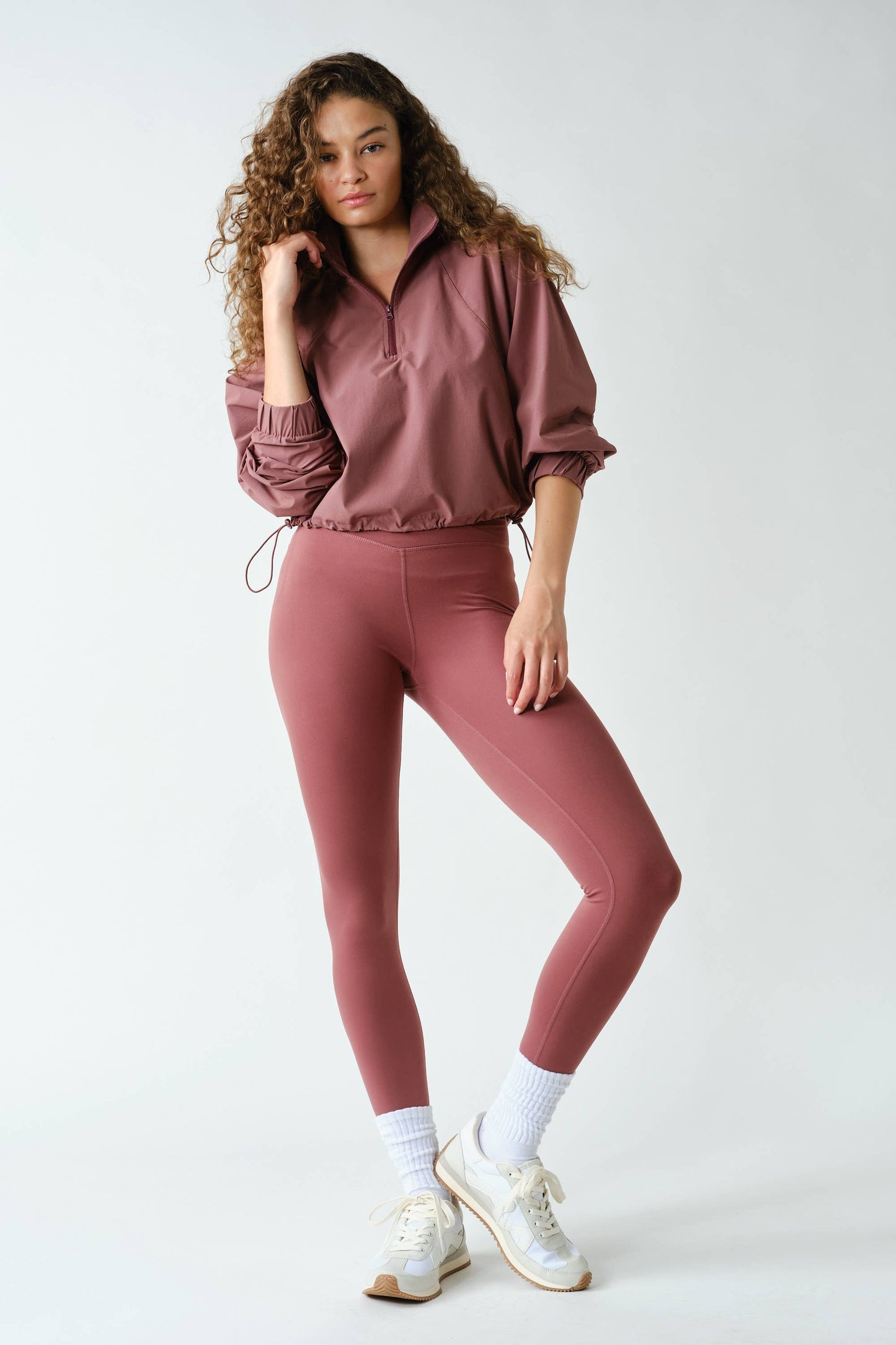 Mono B - Sculpt Half Zip Pullover
