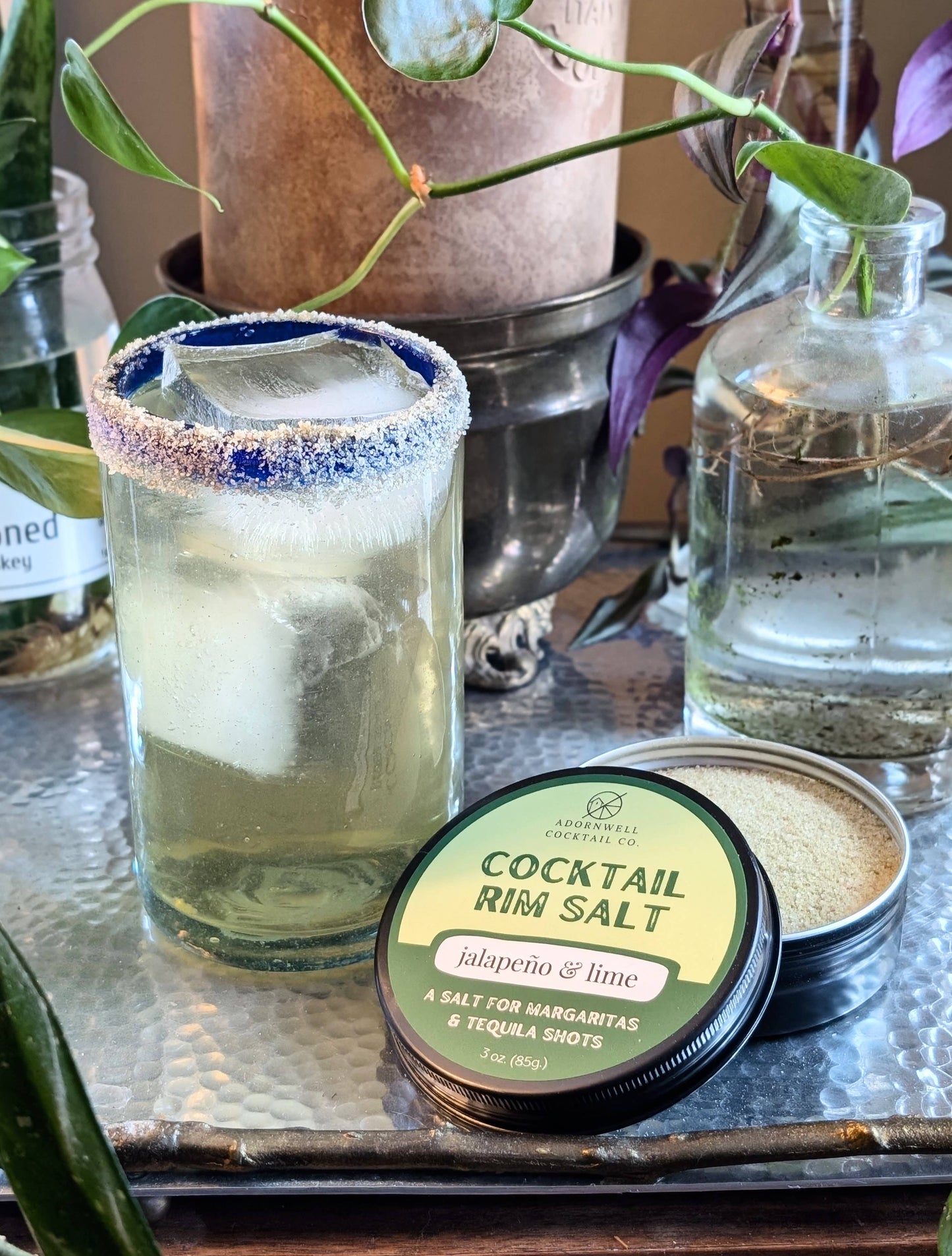 Adornwell Cocktail Co. - 3 oz. Jalapeño & Lime Rim Salt