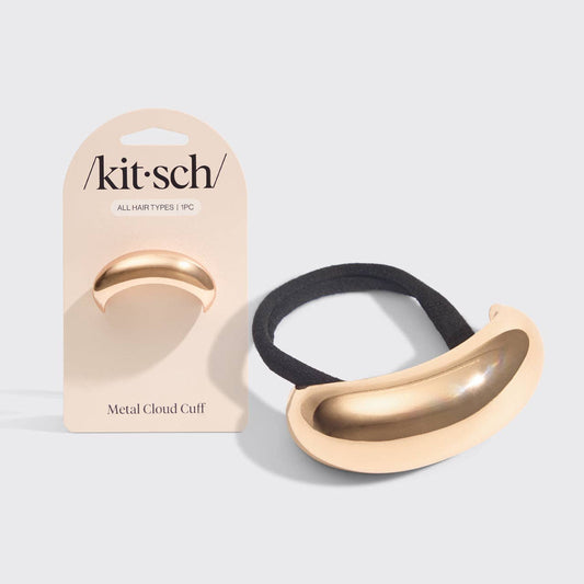 KITSCH Gold Metal Cloud Cuff Medium
