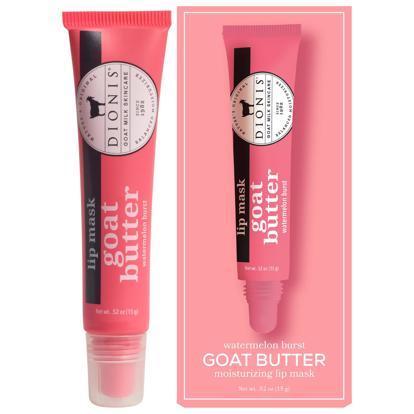 Dionis Goat Milk Skincare - Dionis Watermelon Burst Goat Butter Lip Mask, .52 oz.